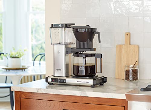 Technivorm Moccamaster 53941 KBGV Select 10-Cup Coffee Maker, Polished Silver, 40 ounce, 1.25l - My Kitchen Products