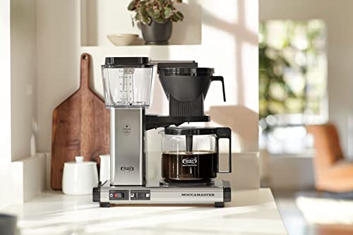 Technivorm Moccamaster 53941 KBGV Select 10-Cup Coffee Maker, Polished Silver, 40 ounce, 1.25l - My Kitchen Products