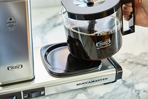 Technivorm Moccamaster 53941 KBGV Select 10-Cup Coffee Maker, Polished Silver, 40 ounce, 1.25l - My Kitchen Products
