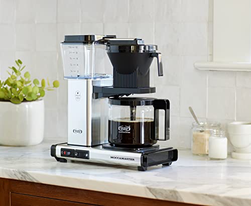 Technivorm Moccamaster 53941 KBGV Select 10-Cup Coffee Maker, Polished Silver, 40 ounce, 1.25l - My Kitchen Products