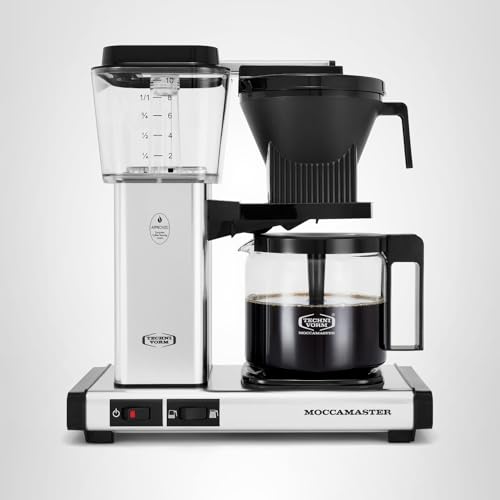 Technivorm Moccamaster 53941 KBGV Select 10-Cup Coffee Maker, Polished Silver, 40 ounce, 1.25l - My Kitchen Products