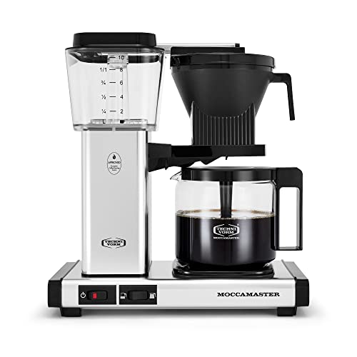 Technivorm Moccamaster 53941 KBGV Select 10-Cup Coffee Maker, Polished Silver, 40 ounce, 1.25l - My Kitchen Products