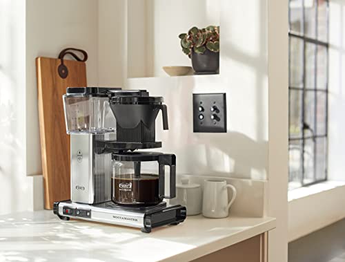 Technivorm Moccamaster 53941 KBGV Select 10-Cup Coffee Maker, Polished Silver, 40 ounce, 1.25l - My Kitchen Products