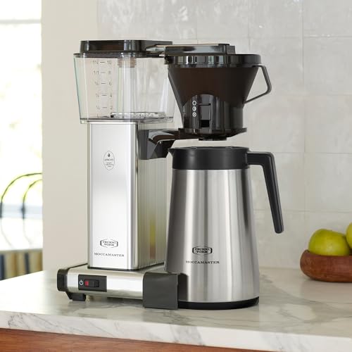 Technivorm Moccamaster 79112 KBT Coffee Brewer, 40 oz, Polished Silver - My Kitchen Products