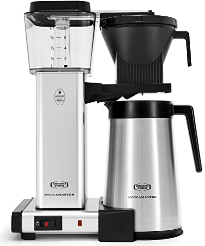 Technivorm Moccamaster 79312 KBGT Coffee Brewer, 40 oz, Polished Silver - My Kitchen Products