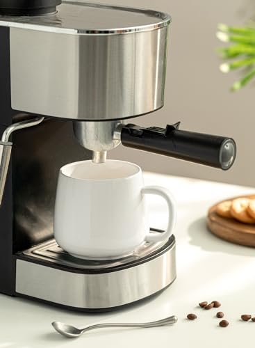 Teocera Coffee Mugs Set of 4-12oz Chip-Resistant Ceramic Cups with Ergonomic Handle | Dishwasher & Microwave Safe White Mugs | Keeps Beverage Hot, Perfect for Family Kitchen & Holiday Gifts - My Kitchen Products