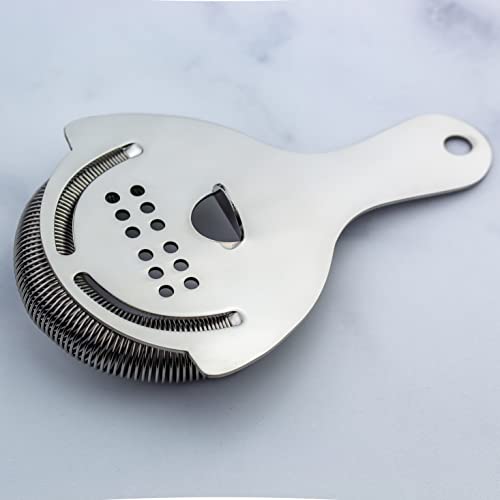 The Art of Craft Hawthorne Strainer: Stainless Steel Cocktail Strainer for Home Bar and Professional Bartenders 5.75" x 3.87" x 1.25” - My Kitchen Products