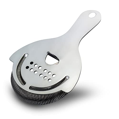 The Art of Craft Hawthorne Strainer: Stainless Steel Cocktail Strainer for Home Bar and Professional Bartenders 5.75" x