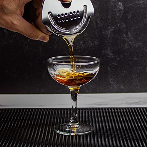 The Art of Craft Hawthorne Strainer: Stainless Steel Cocktail Strainer for Home Bar and Professional Bartenders 5.75" x 3.87" x 1.25” - My Kitchen Products