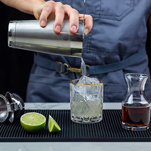 The Art of Craft Professional Cocktail Shaker Set Bartending Kit: Weighted Boston Shaker Tins, Hawthorne Strainer and Japanese Jigger - My Kitchen Products
