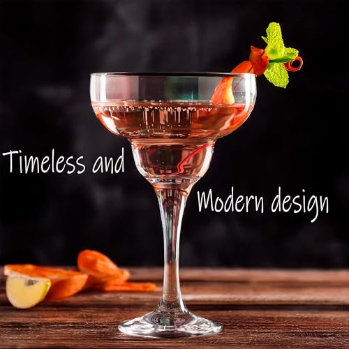 the mask el turko Margarita Glasses, Cocktail Glasses, Martini Coupe Glasses, Crystal Espresso Martini Glasses, Long stem Glassware (300ml/10.1oz) (2 Pcs) - My Kitchen Products