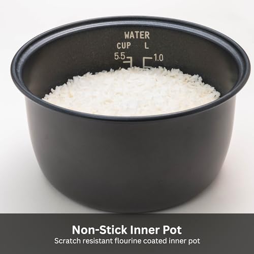 Tiger JAZ-A18U-LF 10 Cup Capacity White Rice Cooker with Non-Stick Inner Pot, Retractable Power Cord, and Keep Warm up to 12 hours (Flower) - My Kitchen Products