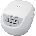 TIGER JBV-A10U 5.5-Cup (Uncooked) Micom Rice Cooker and Warmer with Tacook Food Steamer Cooking Tray Technology, White - My Kitchen Products