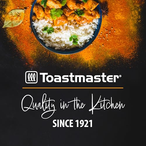Toastmaster Electric Rice Cooker - Large Capacity for Soups, Oatmeal & More - Automatic Rice Cooker with Tempered Glass Lid & Keep Warm Mode - 10-Cup, Black - My Kitchen Products