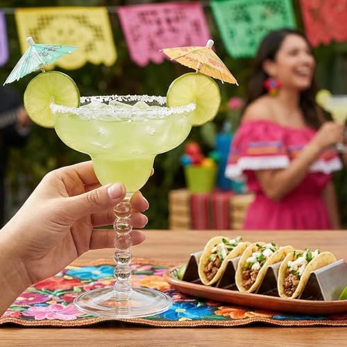 TOPZEA Acrylic Margarita Glasses Set of 4, 13.5 oz Shatter-proof Plastic Daiquiri Cocktail Cup, Unbreakable Martini Champagne Coupe Glasses Drinkware for Poolside, Bar, Party, BPA-free, Reusable - My Kitchen Products