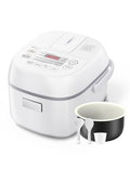 Toshiba Mini Rice Cooker, 3 Cups Uncooked Small Rice Cooker, Steamer & Warmer, With Fuzzy Logic And One-Touch Cooking, 24 Hour Delay Timer And Auto Keep Warm Feature, White - My Kitchen Products