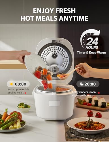 TOSHIBA OriginTaste Rice Cooker 5.5-Cup Uncooked, Fuzzy Logic, 15-in-1 Functions, Digital Display, Delay Timer, Keep Warm, Nonstick Inner Pot, White - My Kitchen Products