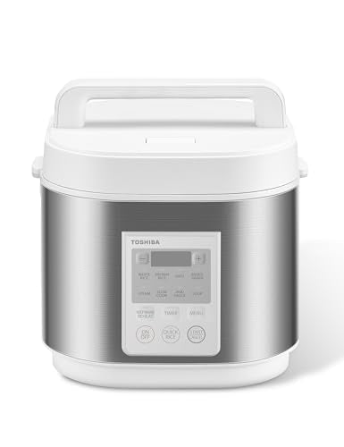 TOSHIBA Rice Cooker Heritage Bento Box, Digital Control, 5.5-Cup Uncooked Rice Capacity, 9 Functions with 3D Heating and 24-Hour Auto Keep Warm - My Kitchen Products