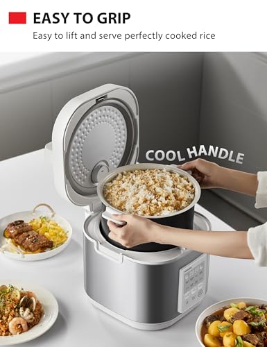 TOSHIBA Rice Cooker Heritage Bento Box, Digital Control, 5.5-Cup Uncooked Rice Capacity, 9 Functions with 3D Heating and 24-Hour Auto Keep Warm - My Kitchen Products