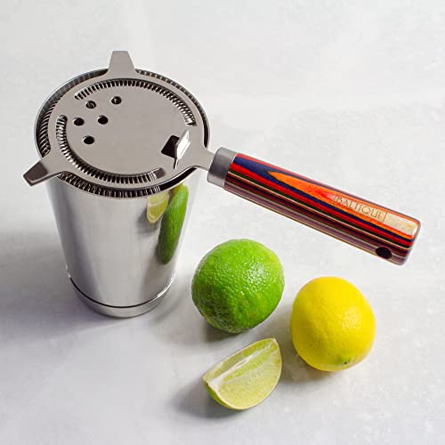 Totally Bamboo Baltique Marrakesh Collection Hawthorne Cocktail Strainer, Stainless Steel Bar Strainer - My Kitchen Products