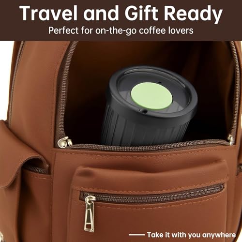 TQEONKL Portable Coffee Maker for Camping & Travel, Aeropress Coffee Maker, Manual Espresso Machine Coffee Press – 3 In 1 Brew Method Combines French Press, Espresso, Full Bodied Coffee Without Grit - My Kitchen Products