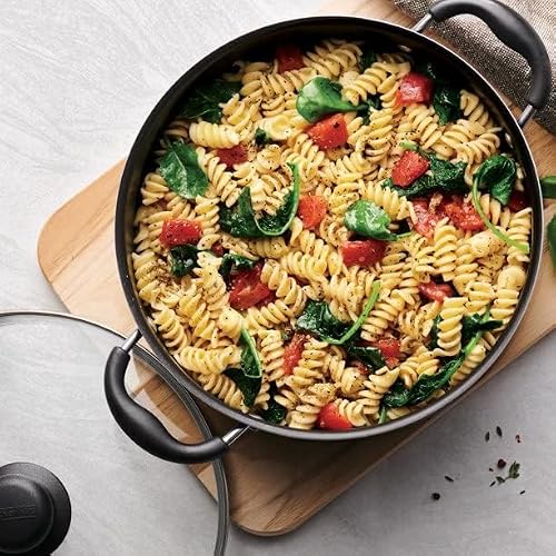 Tramontina Primaware 15-Piece Non Stick Cookware Set with Lids and Utensils, Aluminum Nonstick Pots and Pans Kitchen Set (Storm) - My Kitchen Products
