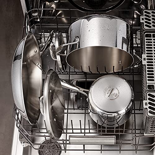 Tramontina Signature Tri-Ply Clad Stainless Steel 12-Piece Cookware Set with Lids, Pots and Pans Kitchen Set, Induction-Ready, Dishwasher-Safe, NSF-Certified, Made in Brazil - My Kitchen Products