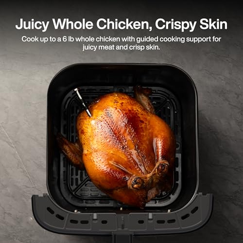 Typhur Sync 8QT AI Smart Air Fryer with Built-in Wireless Meat Thermometer, 9-in-1 XL Non Toxic Ceramic Airfryer, 450°F Max, Cooks 6lb Whole Chicken, Quiet & Dishwasher Safe, 120V - My Kitchen Products