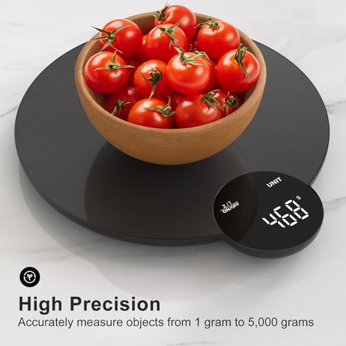 Ultrean 1g/0.1oz Precision Food Scale, HD LED Display Digital Kitchen Scale, Stainless Steel, 11lb Capacity for Cooking Baking (Batteries Included) - My Kitchen Products