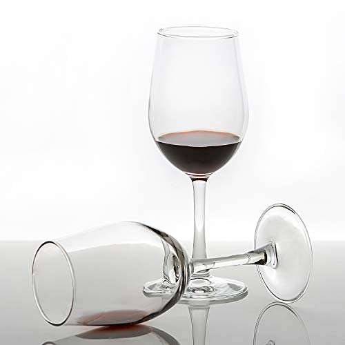 UMI UMIZILI 12 Ounce - Set of 6, All-Purpose Classic Durable Red/White Wine Glasses - My Kitchen Products