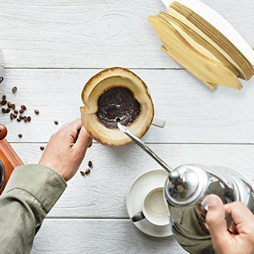 Unibene Bamboo Coffee Filter Holder, Renewable Stand Container Dispenser Rack Shelf for Square Cone-shaped and Flat-bottomed Pour Over Paper Filters - My Kitchen Products