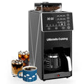 URintells Cuising Coffee Maker with Grinder, 22OZ Drip Coffee Maker with Glass Carafe and Removable Filter, Programmable Hot and Cold Bean to Cup Coffee Machine with Timer, Auto Shut Off - My Kitchen Products