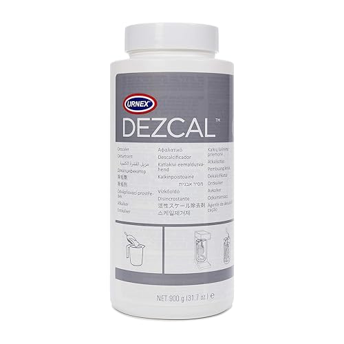 Urnex Dezcal Coffee and Espresso Machine Descaler Activated Scale Remover - 900g Bottle - Fast Effective Descaling Of Boilers and Heating Elements Faucets Spray Heads Milk Systems - My Kitchen Products
