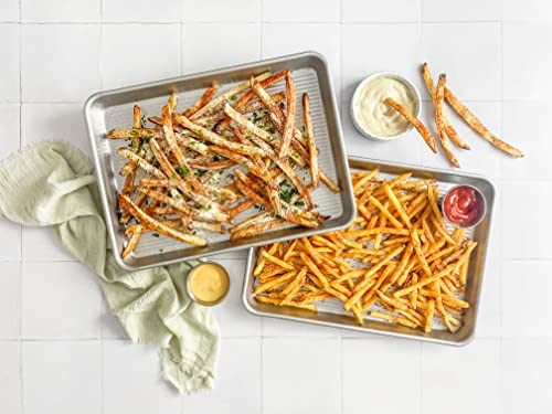 USA Pan Bakeware Nonstick Quarter Sheet Pan, Baking Sheet Aluminized Steel, Pan Measures: 13 x 9.5 x 1 inches - My Kitchen Products