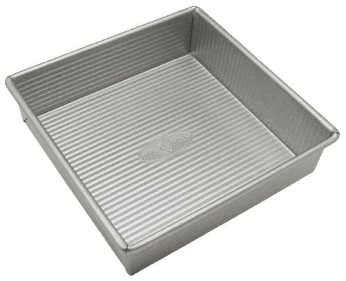 USA Pan Bakeware Nonstick Square Cake Pan, 8 Inch, Aluminized Steel - My Kitchen Products