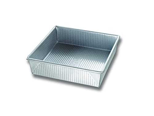 USA Pan Bakeware Nonstick Square Cake Pan, 9 Inch, Aluminized Steel - My Kitchen Products