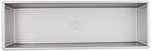 USA Pan Bakeware Pullman Loaf Pan with Cover, 13 x 4 inch, Nonstick & Quick Release Coating, Made in the USA from Aluminized Steel - My Kitchen Products