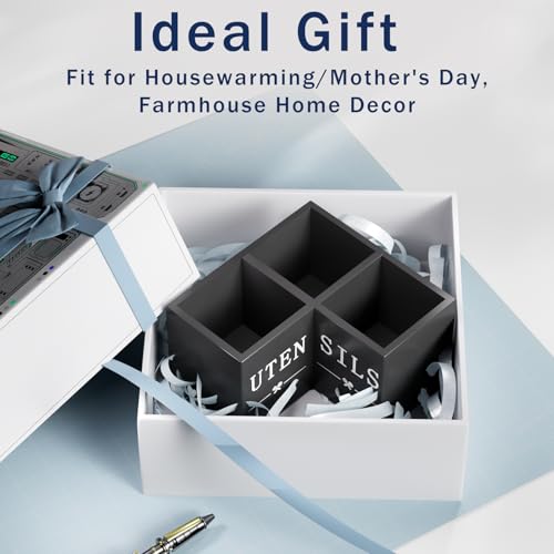 Utensil Holder for Kitchen Utensils, Corner Counter Top Portable Organizer - My Kitchen Products
