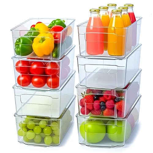 Utopia Home, Fridge & Refrigerator Organizer Bins (8