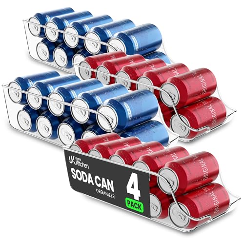 Utopia Kitchen Soda Can Organizer and Dispenser for Refrigerator/Pantry - Durable Can Storage Organizer Fridge & Kitchen