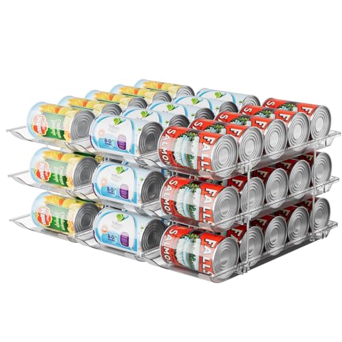 VEGEVIGI Can Storage Organizer for Pantry, Can Holders For Pantry, Canned Goods Food