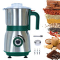 Versatile Kitchen Grinder | 500W Electric Mill | Grinds Spices, Nuts, Grains, Coffee | 3 Stainless Steel Blades | Dry Use (Green) - My Kitchen Products