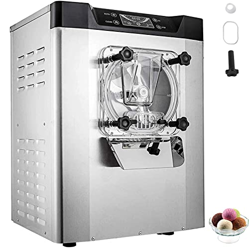 VEVOR Commercial Ice Cream Machine 1400W 20/5.3 Gph Hard Serve Ice Cream Maker with LED Display Screen Auto Shut-Off Timer One Flavors Perfect for Restaurants Snack bar Supermarkets - My Kitchen Products