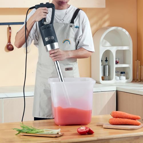 VEVOR Commercial Immersion Blender, 500 Watt 20Inch Heavy Duty Hand Mixer, Variable Speed Mixer with 304 Stainless Steel Blade, Multi-Purpose Portable Mixer for Soup, Smoothie, Puree, Baby Food - My Kitchen Products