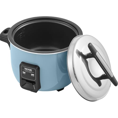 VEVOR Commercial Rice Cooker, 23-Cup Rice Cooker, 4.2L Large Rice Cooker and Warmer with Nonstick Inner Pot, Fast Cooking and 24-Hour Keep Warm, with Rice Cup and Paddle, cETL Approved - My Kitchen Products