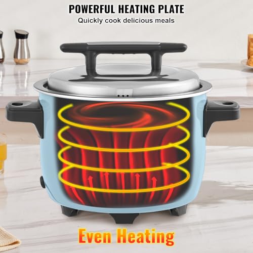 VEVOR Commercial Rice Cooker, 23-Cup Rice Cooker, 4.2L Large Rice Cooker and Warmer with Nonstick Inner Pot, Fast Cooking and 24-Hour Keep Warm, with Rice Cup and Paddle, cETL Approved - My Kitchen Products