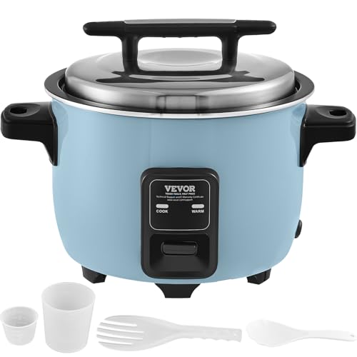 VEVOR Commercial Rice Cooker, 23-Cup Rice Cooker, 4.2L Large Rice Cooker and Warmer with Nonstick Inner Pot, Fast Cooking and 24-Hour Keep Warm, with Rice Cup and Paddle, cETL Approved - My Kitchen Products
