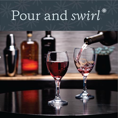 Vikko 8.5 Ounce Small Wine Glasses Set of 6, Fancy Red and White Wine Glass, Durable Stem, Copas De Vino Dishwasher Safe - My Kitchen Products