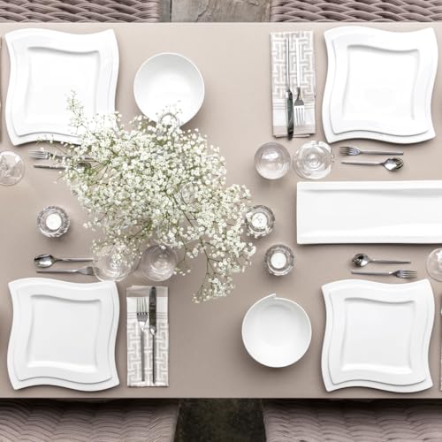 Villeroy & Boch NewWave Collection 20-Piece Flatware Set, Service for 4, 18/10 Stainless Steel Utensils, Dishwasher Safe - My Kitchen Products