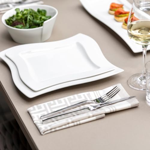 Villeroy & Boch NewWave Collection 20-Piece Flatware Set, Service for 4, 18/10 Stainless Steel Utensils, Dishwasher Safe - My Kitchen Products